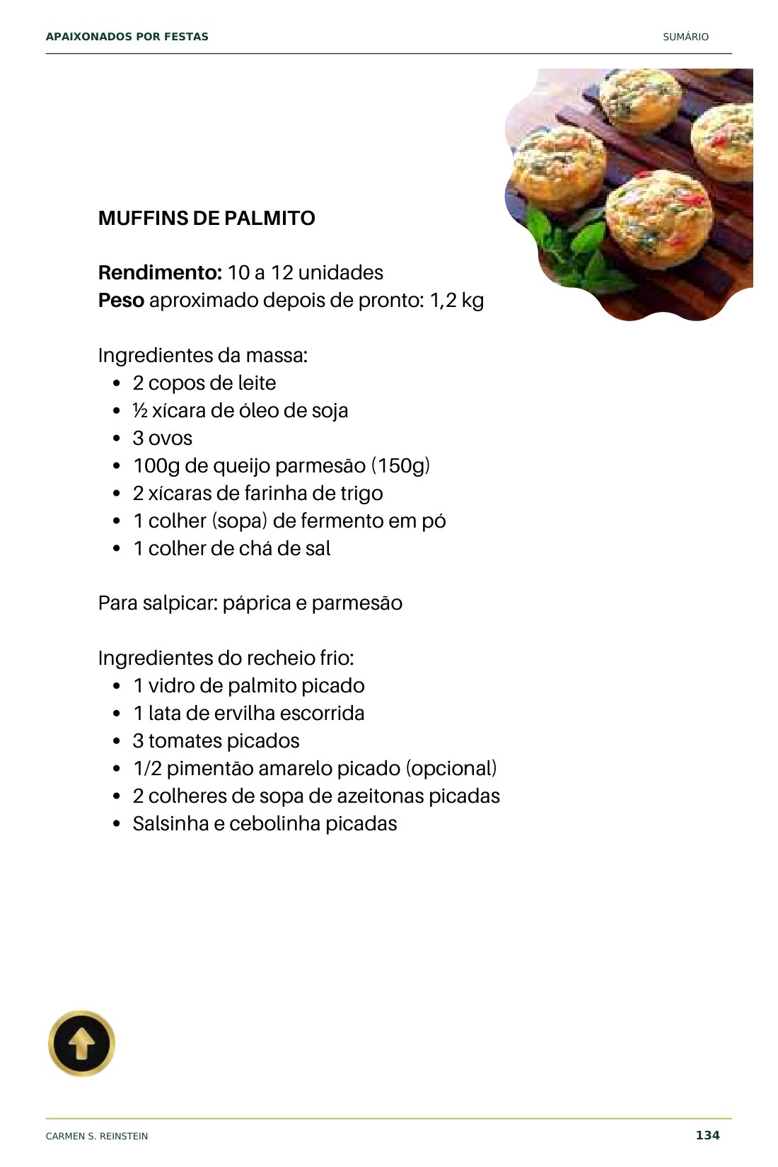 Página 8 de 10 da amostra de Apaixonados por Festas: Muffins de palmito