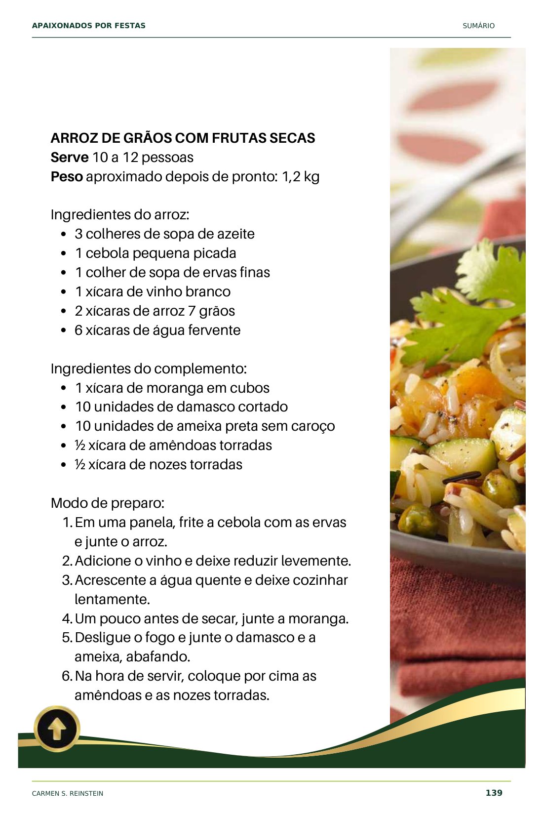 Página 10 de 10 da amostra de Apaixonados por Festas: Arroz com grãos e frutas secas