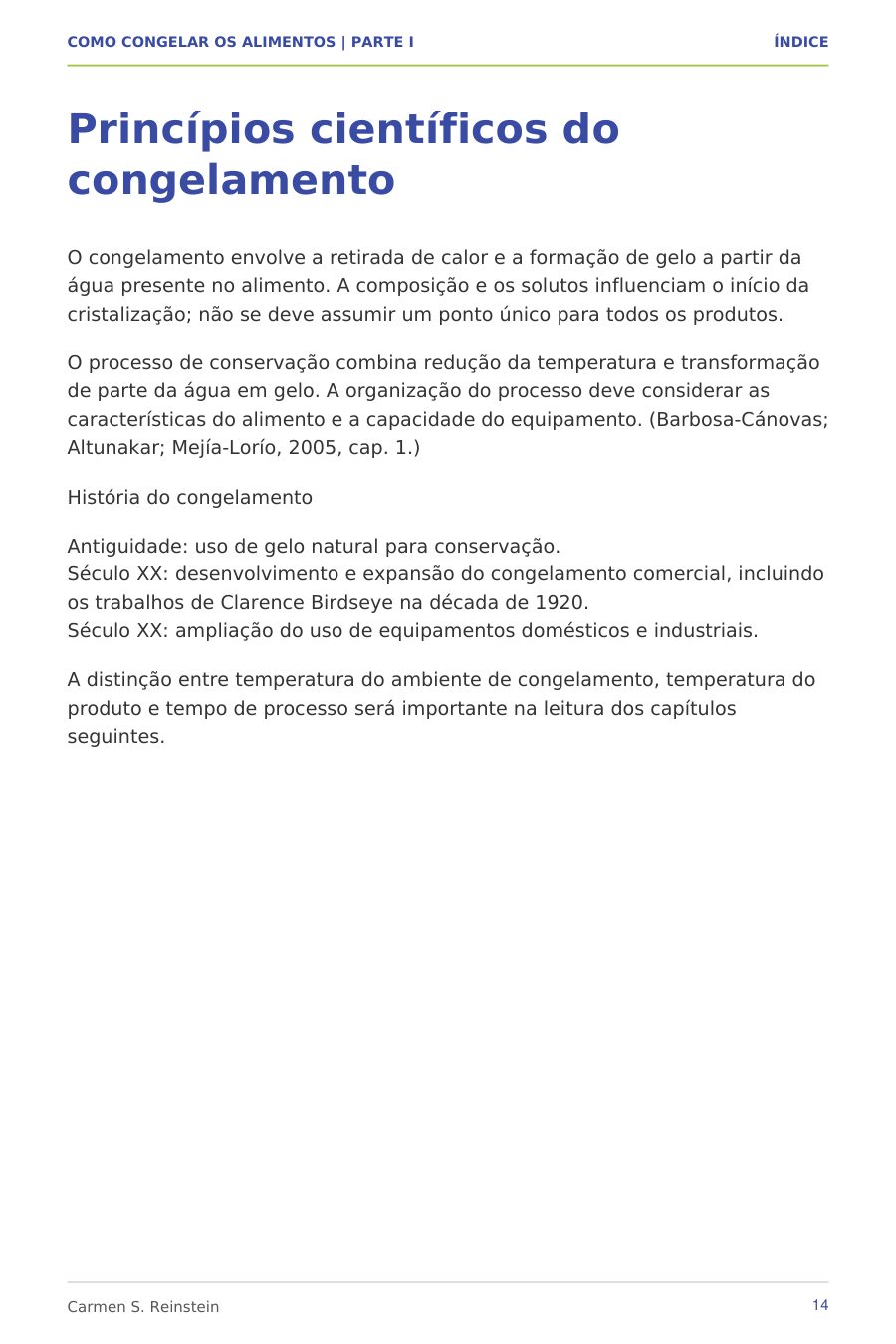 Página 6 de 10 da amostra de Como Congelar os Alimentos — Parte I: Princípios científicos do congelamento