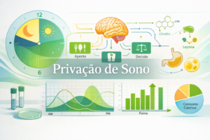😴 Como a Privação de Sono Altera Fome, Saciedade e Escolha Alimentar